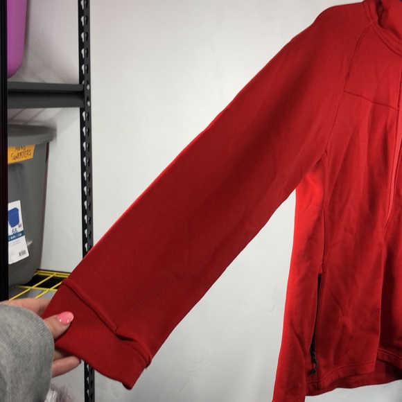 Smartwool red zip up merino wool blend jacket size medium - Picture 4 of 12